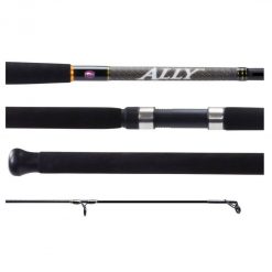 6ft Penn Ally 4-8kg Fishing Rod - 2 Pce Spin Rod With Solid Tip