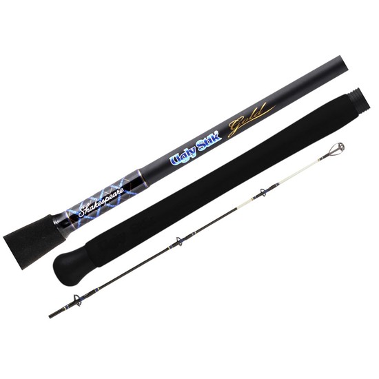 Shakespeare/Ugly Stik 7ft Ugly Stik Gold 1-3kg Spinning Fishing Rod - 2 Piece Spin Rod - Image 2