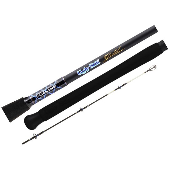Shakespeare/Ugly Stik 6'6 Ugly Stik Gold 8-15kg Spinning Fishing Rod - 2 Piece Spin Rod - Image 2