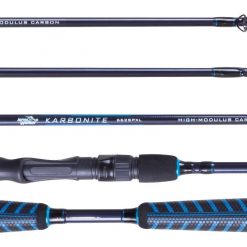 6'10 Jarvis Walker Karbonite 2-4kg Spin Rod-2 Pce High-Modulus 24 Ton Carbon Rod