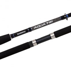6'8 Shimano Aqua Tip 3-5kg Spinning Fishing Rod - 2 Pce Rod With Integrated Tip
