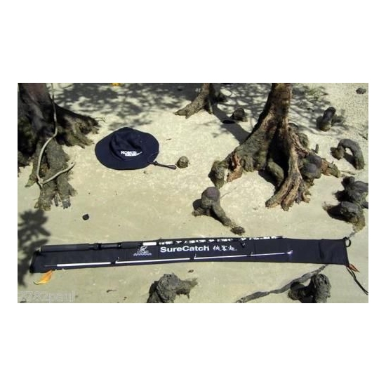 Surecatch Surecatch 3 X 1230mm Deluxe Fishing Rod Bags To Suit 2 Piece 7ft Rods - Image 3