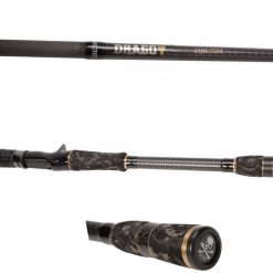 Bone Drago Fast Taper Graphite Baitcaster Fishing Rod