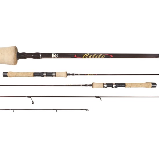 7ft Okuma Celilo 4-10lb Finesse Spin Rod - 2 Piece Graphite Spinning Fishing Rod - Image 2
