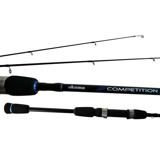 Okuma Competition 2 Piece Graphite Spin Rod With Split Grip Butt - Image 2