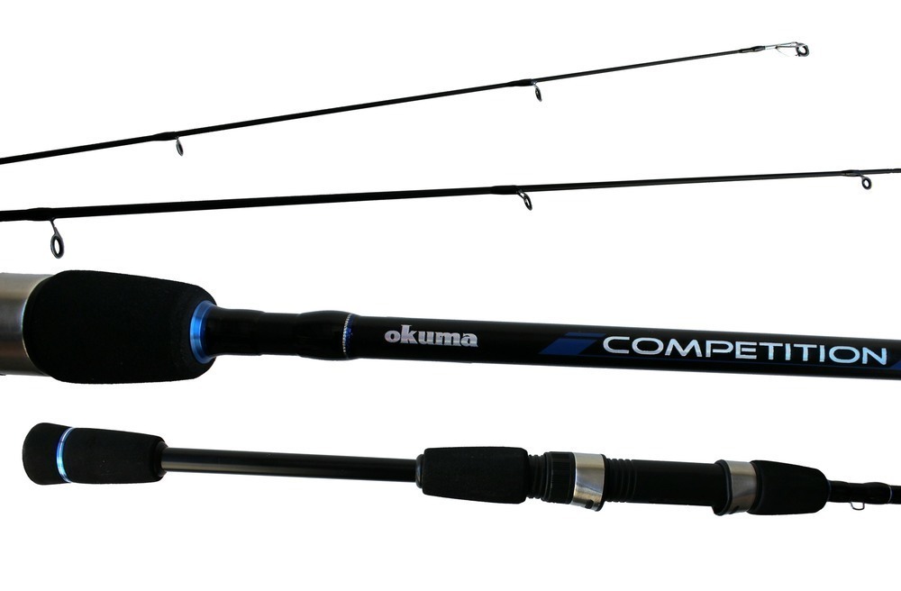 Okuma Competition 2 Piece Graphite Spin Rod With Split Grip Butt