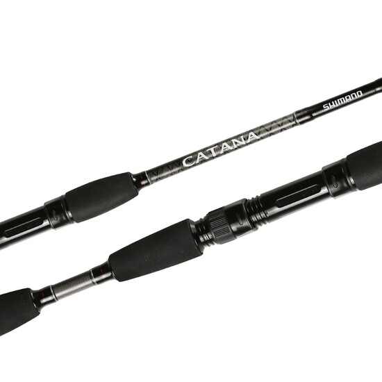 6ft Shimano Catana 2-4kg Spin Rod - 2 Pce Graphite Spinning Fishing Rod - Image 2