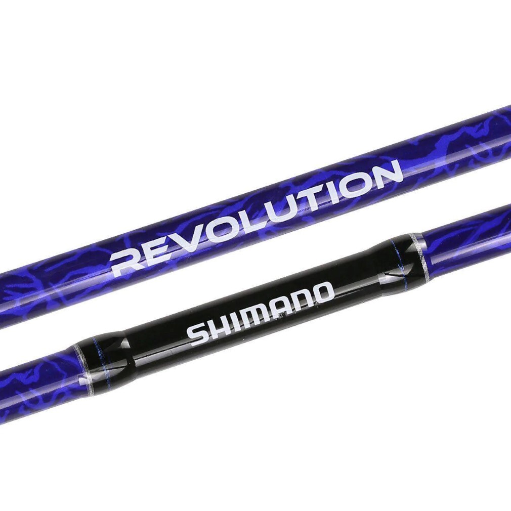 7'3 Shimano Revolution Travel 3 Piece 10-15kg Bluewater Spin Rod