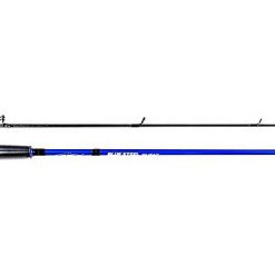 Wilson Blue Steel 2 Piece Fishing Rod - Metallic Blue Spin Rod