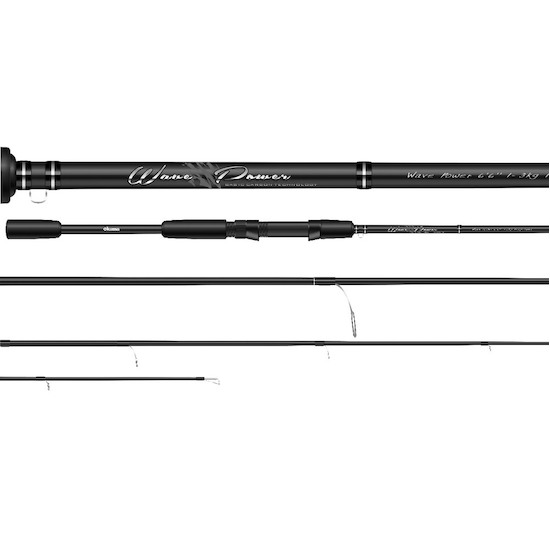 6ft Okuma Wave Power 1-3kg Spin Rod - 2 Piece Spinning Fishing Rod - Image 2